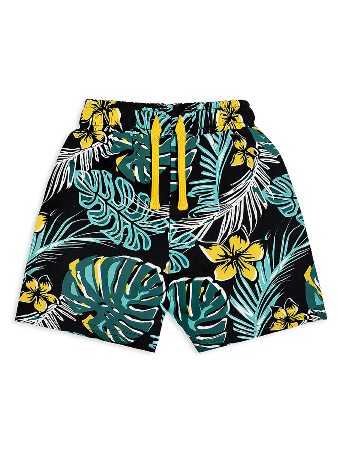 Erkek Çocuk Takım Timsah Hawaii Baskılı T-Shirt Şort İkili Takım Yazlık 2-8 Yaş - 7