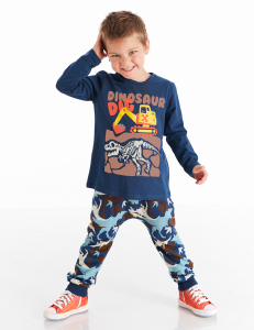 Excavator Camo Boy Pants Set - Denokids