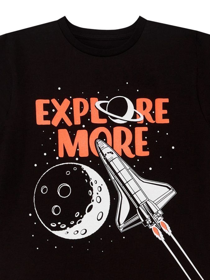 Explore Uzay Roketli Erkek Çocuk Yazlık T-shirt Şort Takım - 8