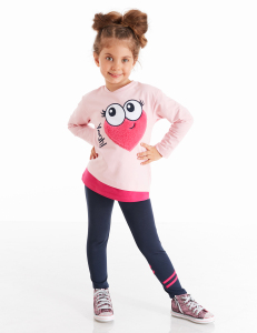 Eyes Girl T-shirt+Leggings Set - Mushi
