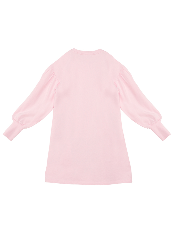 Fancy Heart Girl Pink Dress - 4