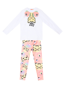 Fancy Leo Girl T-shirt&Leggings Set - 3