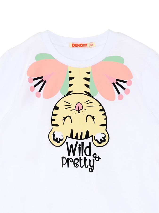 Fancy Leo Girl T-shirt&Leggings Set - 8