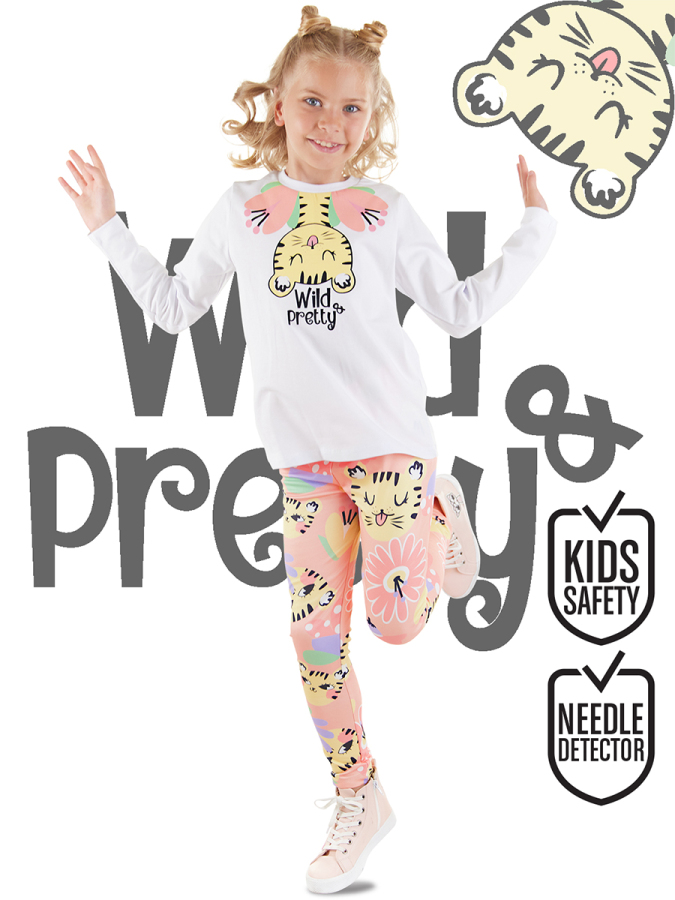 Fancy Leo Girl T-shirt&Leggings Set - 1