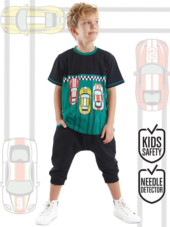 Finish Boy T-shirt&Capri Set - 1