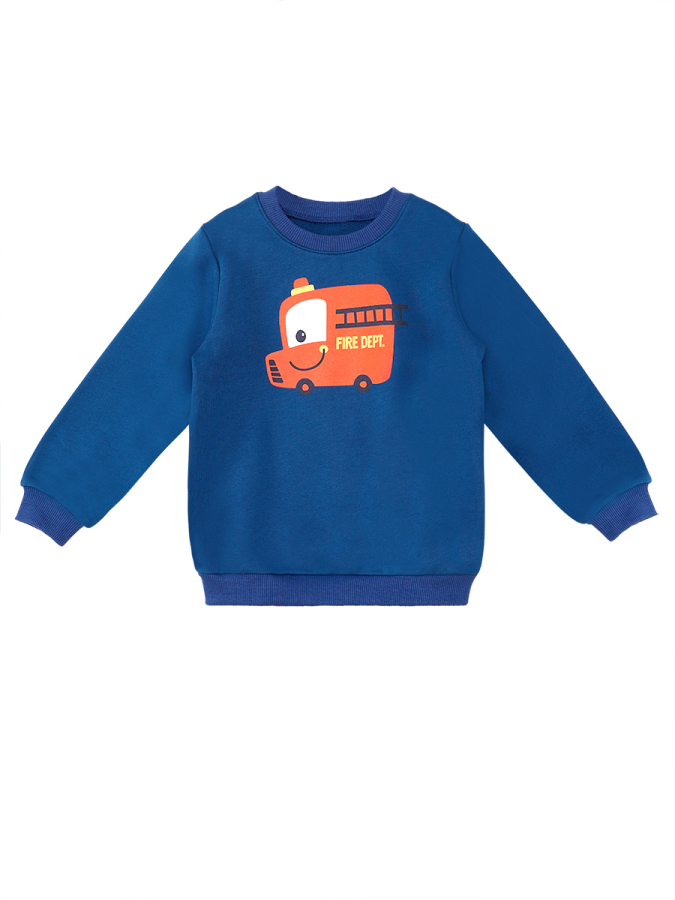 Fire Hall Baby Boy Navy Blue Tracksuit - 4