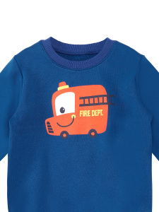 Fire Hall Baby Boy Navy Blue Tracksuit - 9