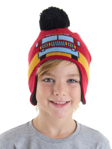 Fire Truck Boy Beanie - Denokids