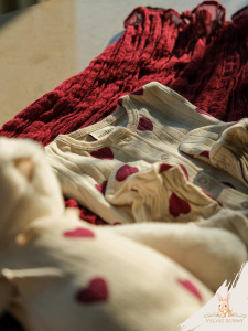 First Love Kız Bebek Tulum ve Elbiseli Tavşan Seti - 4