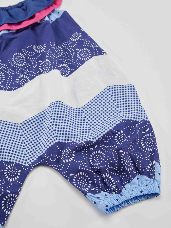 Flamenko Kız Çocuk Poplin Tulum - 6