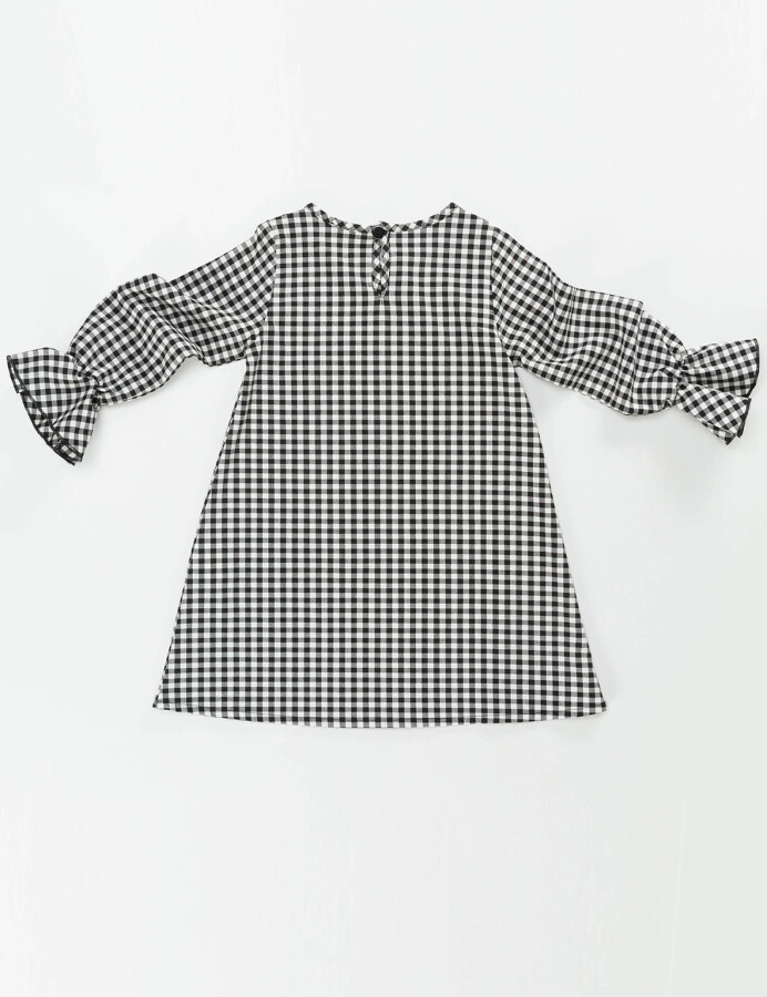 Floral Checkered Dress - 3