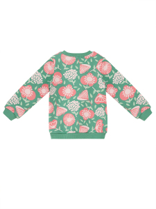 Flower Garden Baby Girl Green Tracksuit - 6