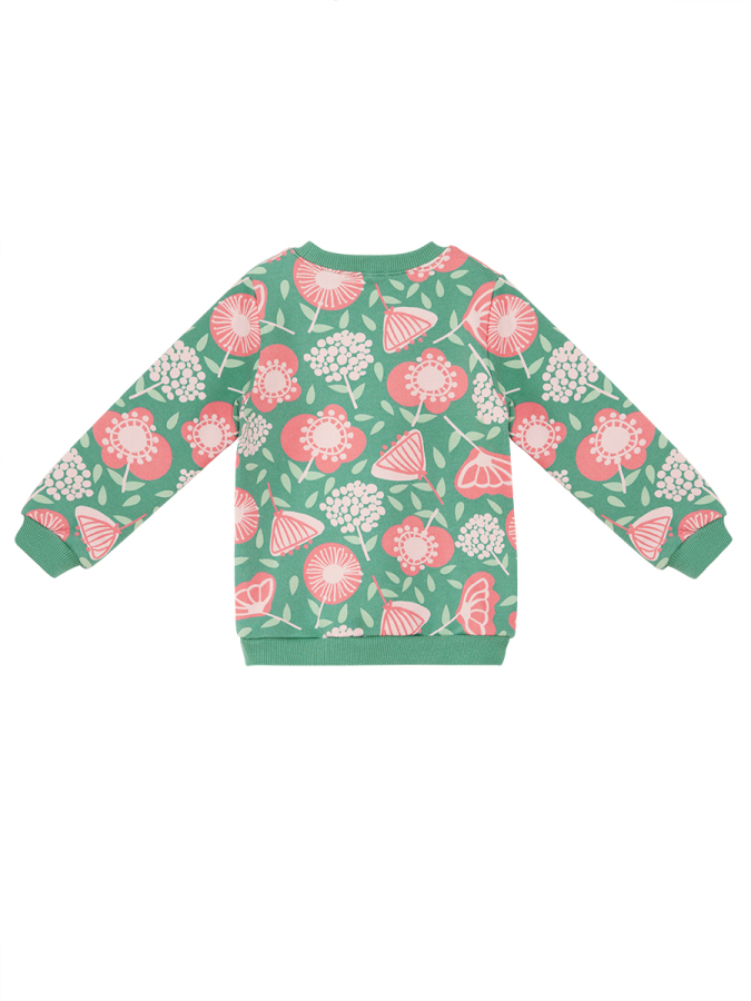 Flower Garden Baby Girl Green Tracksuit - 6