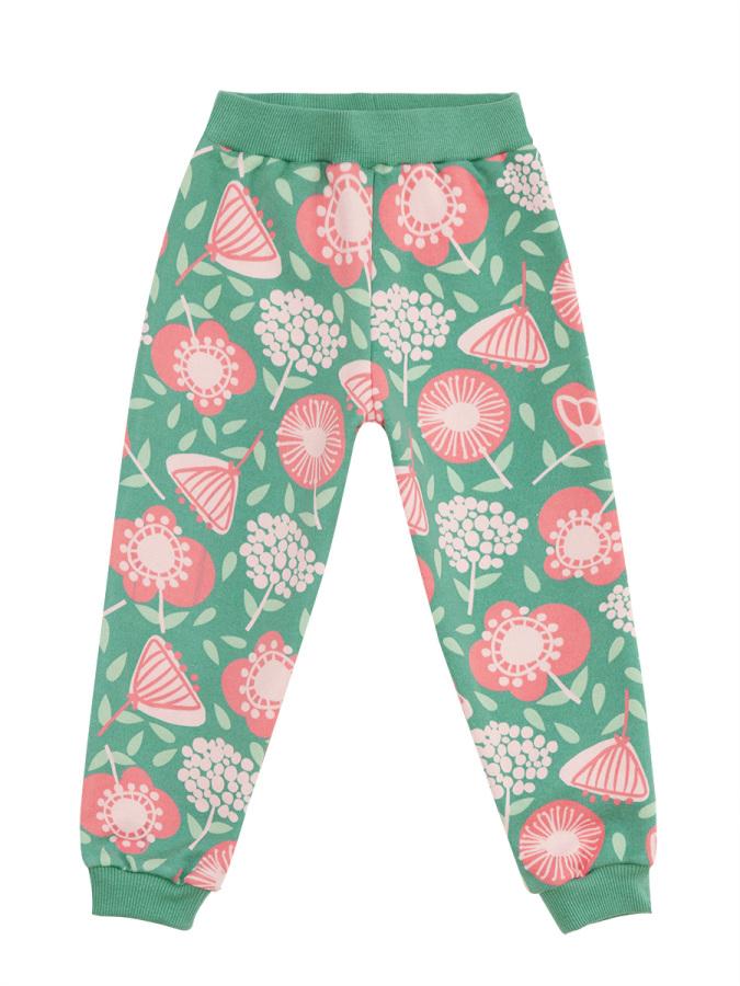 Flower Garden Baby Girl Green Tracksuit - 7