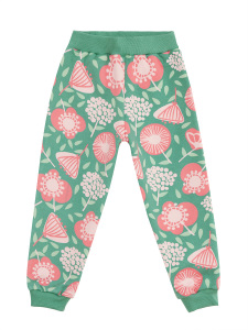 Flower Garden Baby Girl Green Tracksuit - 5