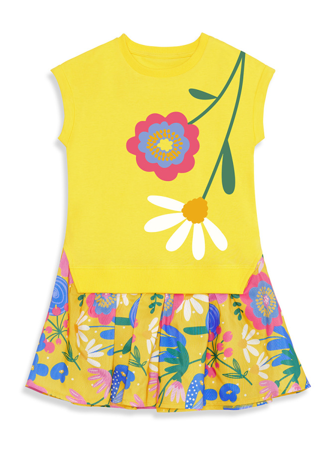Flower Garden Girl Dress - 4