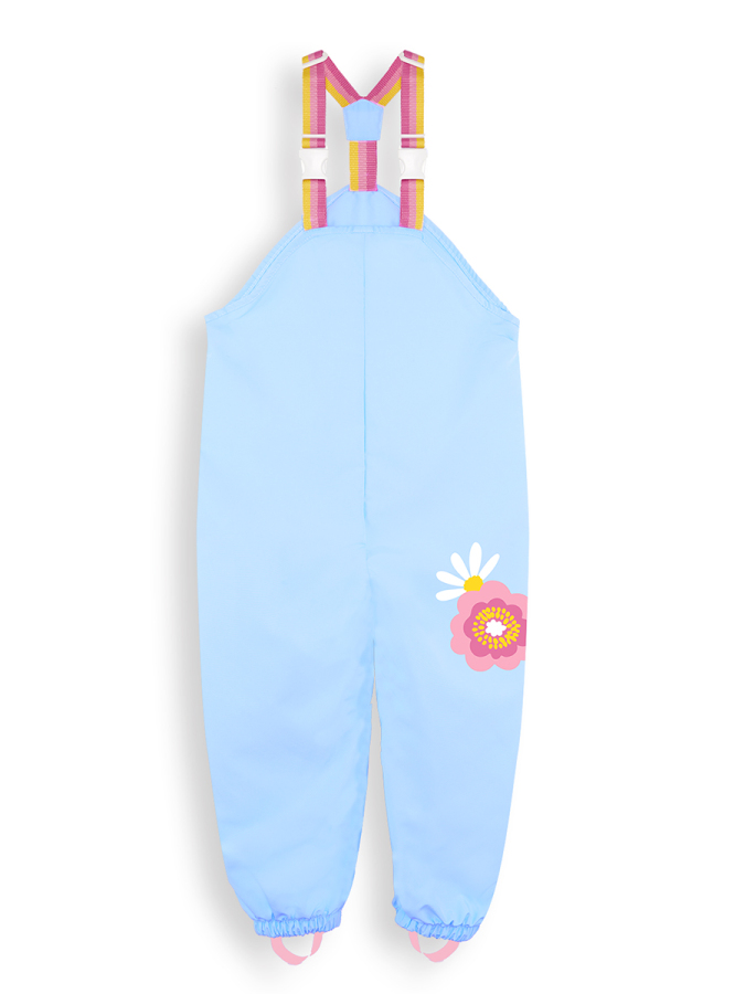 Flower Girl Blue Rain Overall - 4