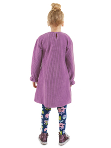 Flower Girl Lilac Velvet Dress - 2