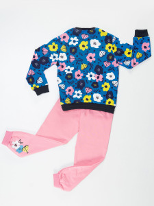 Flowers Girl Pants Set - 8