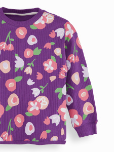 Flowers Girl T-shirt Tight Leggings - 5