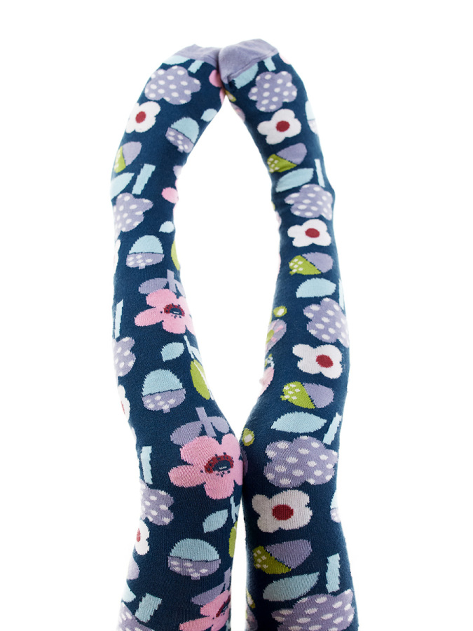 Flowers Girl Tights - 1