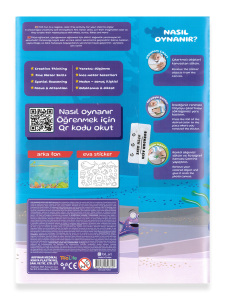 Foil Art Peel & Press Deniz Altı Temalı Folyo Çocuklar İçin Renkli Oyun Seti - 2