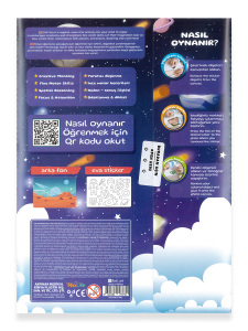 Foil Art Peel & Press Uzay Temalı Folyo Çocuklar İçin Renkli Oyun Seti - 2