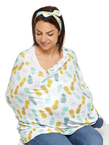 Fonksiyonel Puset - Emzirme Örtüsü Ananas Set - 3