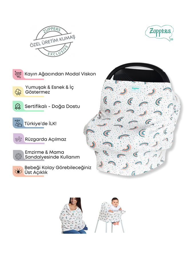 Fonksiyonel Puset - Emzirme Örtüsü Joy Set - 2