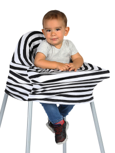 Fonksiyonel Puset - Emzirme Örtüsü Siyah-Beyaz Set - 4