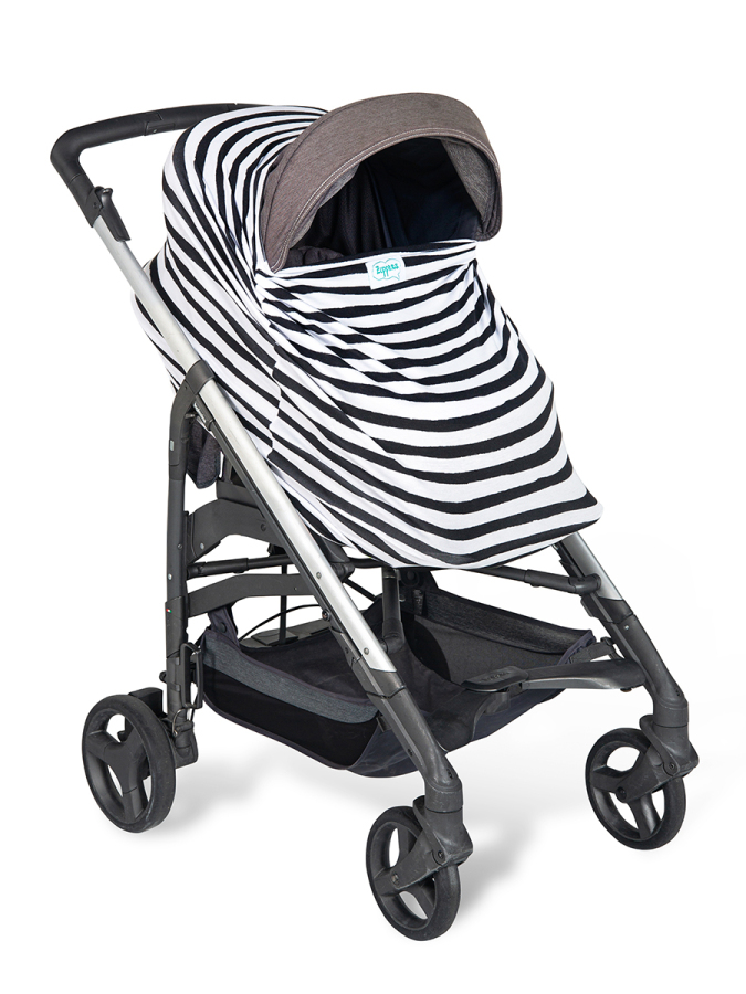 Fonksiyonel Puset - Emzirme Örtüsü Siyah-Beyaz Set - 6