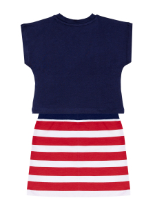 Fox Fırfırlı Kız Çocuk Crop Top Etek Takım - 4