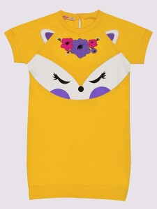 Fox Yellow Girl Dress - 3