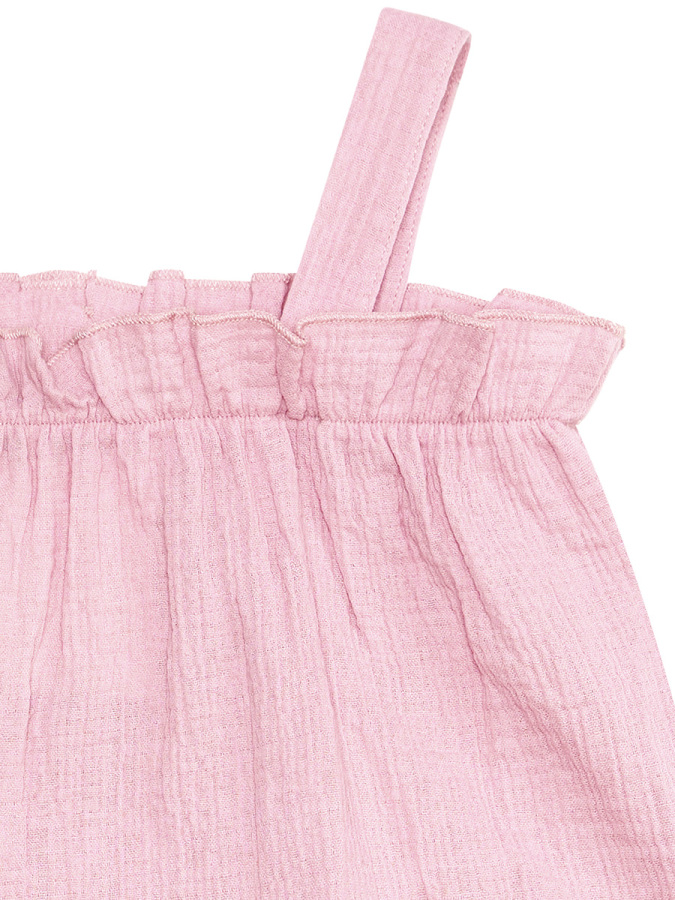 Frilled Muslin Girl Blouse&Shorts Set - 8