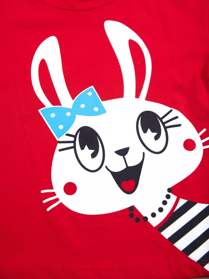 Funny Bunny Girl T-shirt&Harem Pants - 5