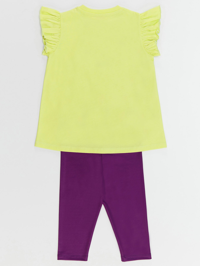 Funny Bunny Girl T-shirt&Leggings Set - 4