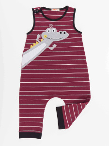 Funny Croc Boy Overall - 3