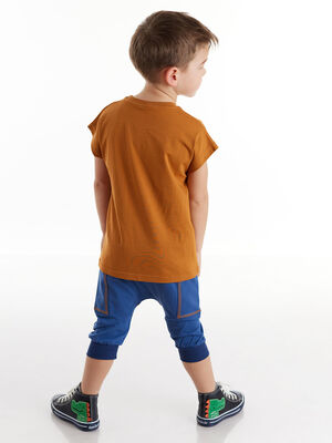 Funny Dino T-shirt&Baggy Boy Set - 2