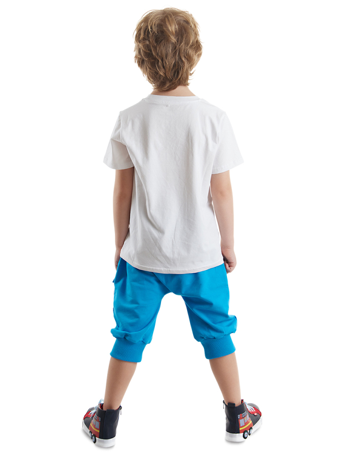 Funny Truck Boy T-shirt&Capri Pants Set - 3