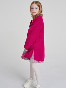 Fuşya Kaşe Mont - 2