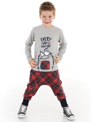Game Day Boy T-shirt&Pants Set - 1