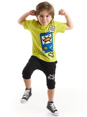 Game Over Boy T-shirt&Harem Pants Set - 1
