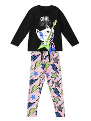 Gang Girl T-shirt&Leggings Set - Thumbnail
