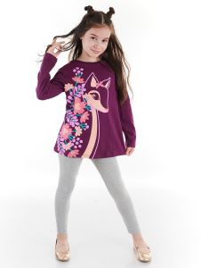 Gazalle Girl T-shirt&Leggings Set - Denokids