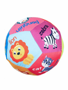 Gelişim Destekleyici Çıngıraklı Bebek Topu Yumuşak ve Güvenli Beşgen - 2