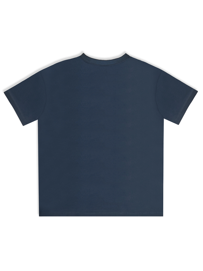 Erkek Çocuk Takım Bilim Baskılı Pamuk T-Shirt Gabardin Dokuma Şort Yazlık Takım - 8