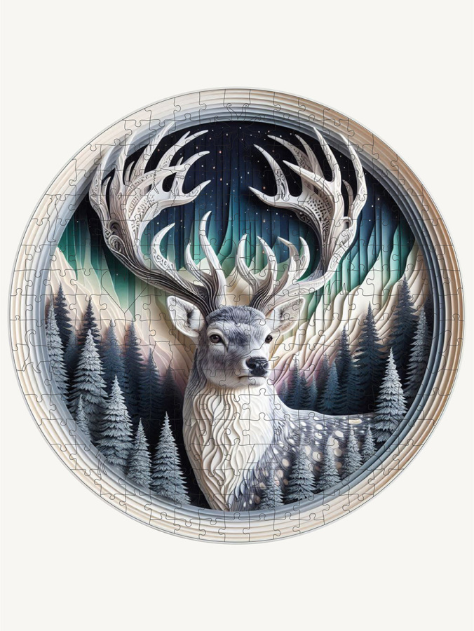 Geyik (Deer)- 39 Cm X 39 Cm Yapboz - 2