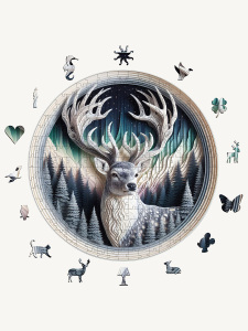 Geyik (Deer)- 49 Cm X 49 Cm Yapboz - NcPuzzles
