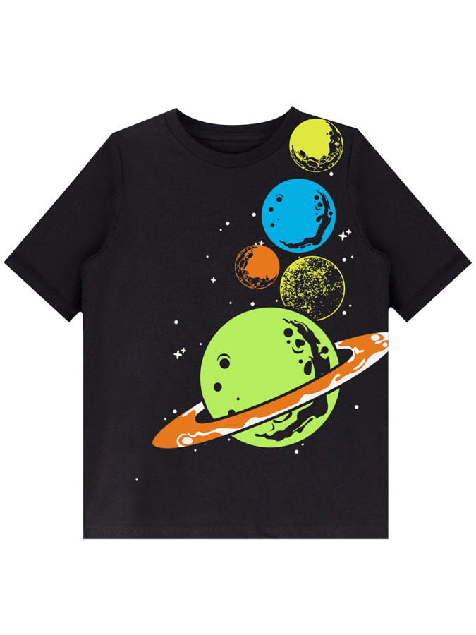 Gezegenler Erkek Çocuk Kısa Kol T-shirt - 3