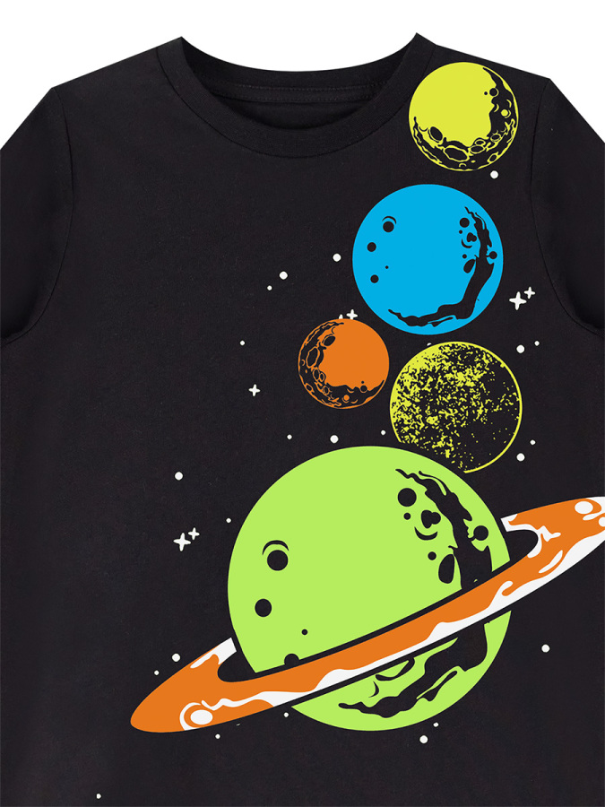 Gezegenler Erkek Çocuk Kısa Kol T-shirt - 5